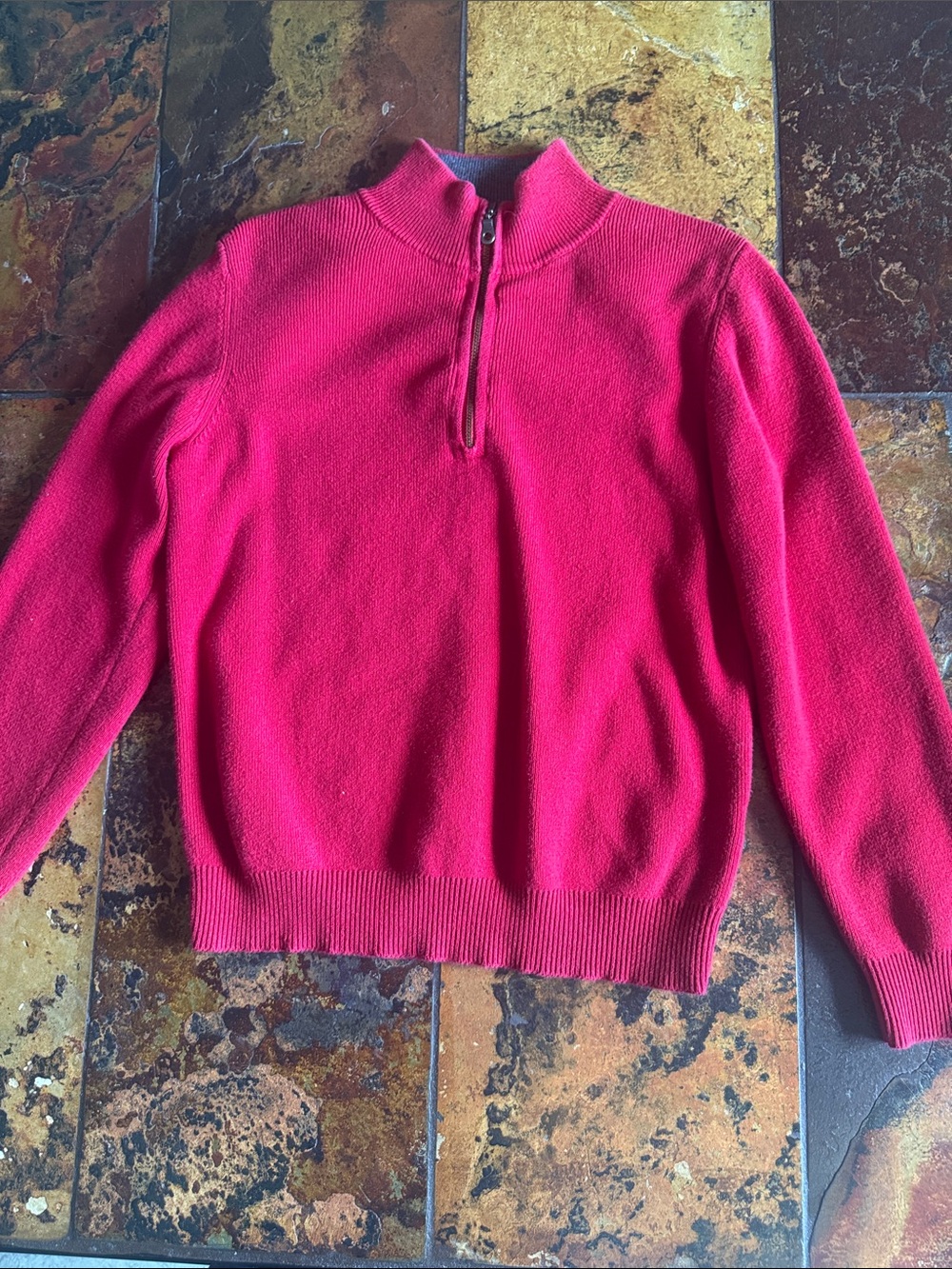 Boys Half-Zip Crewneck Sweater (1024)